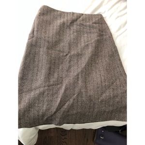 J.Crew herringbone skirt